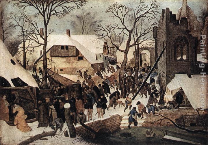 Adoration of the Magi painting - Pieter the Younger Brueghel Adoration of the Magi art painting